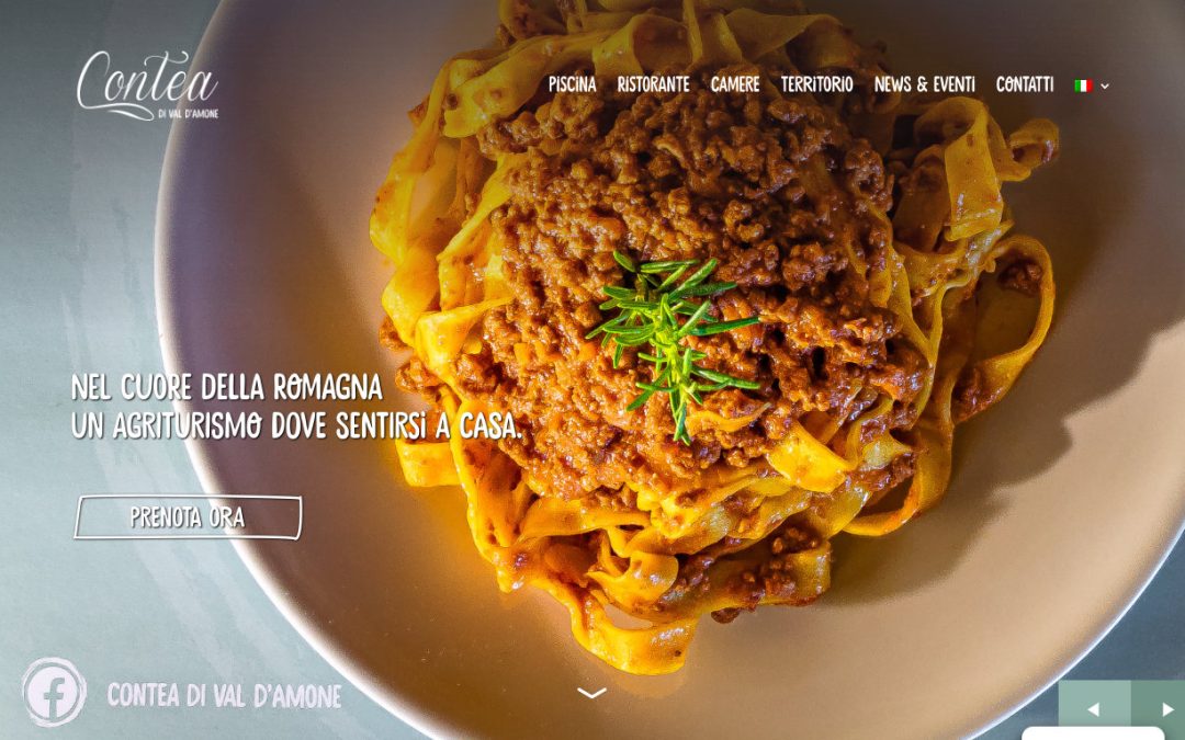 Sito web per agriturismo: La Contea di Val d’Amone