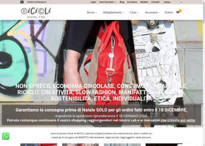 Creazione Sito E-Commerce Eco-Sostenibile