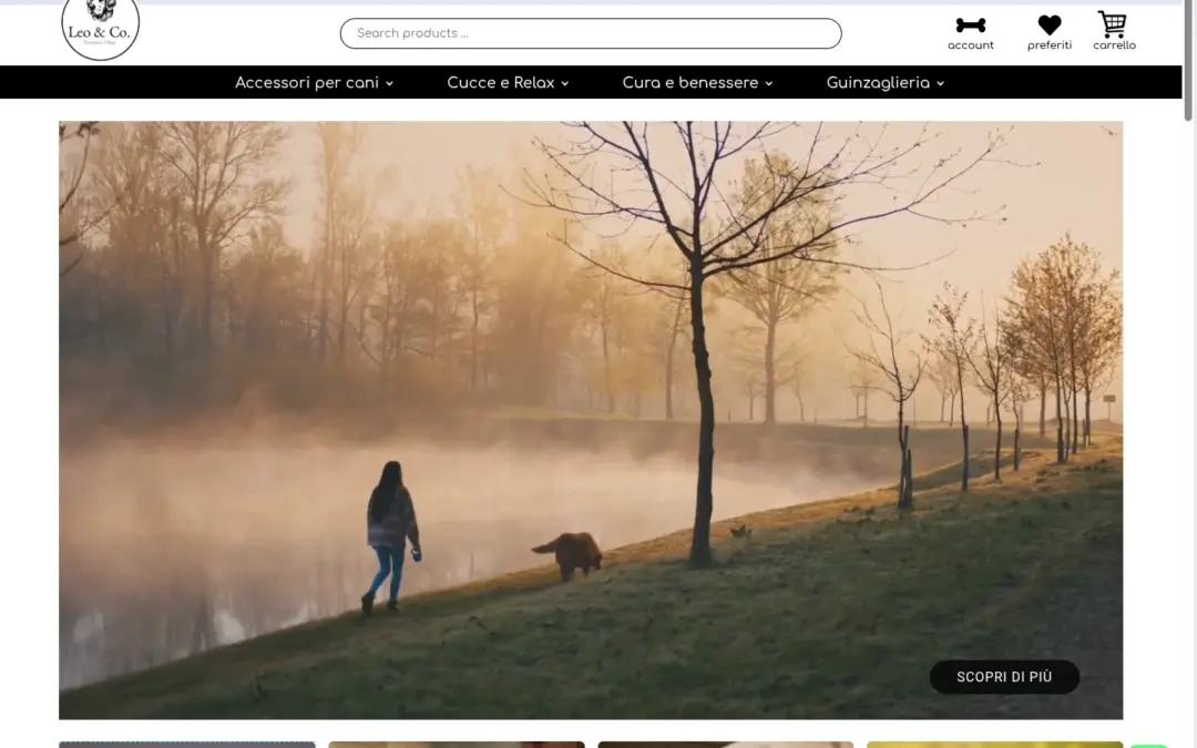 E-commerce LeoPetShop: Velocità, Vendita Mobile e Gestione “Senza Pensieri”