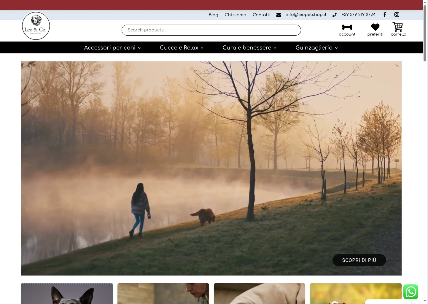 E-commerce LeoPetShop: Velocità, Vendita Mobile e Gestione “Senza Pensieri”