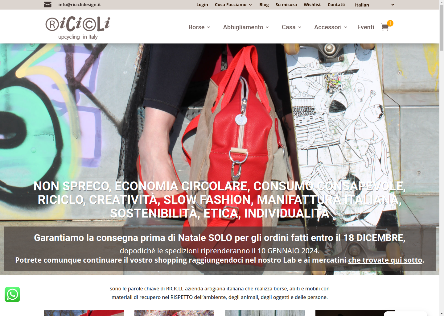 MontiniWeb Realizzazione siti web a Ravenna - sito ricicli design